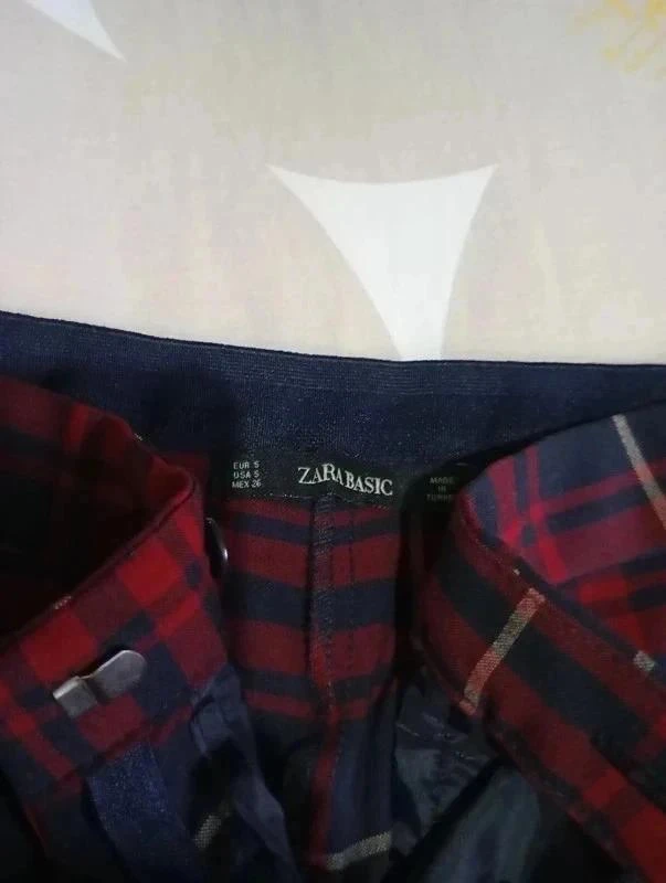 Pantalón de vestir strech de cuadros Zara Talla S / 36 👖✨ – photo 3